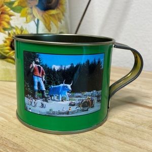 Trees of mystery Souvenir tin cup vintage